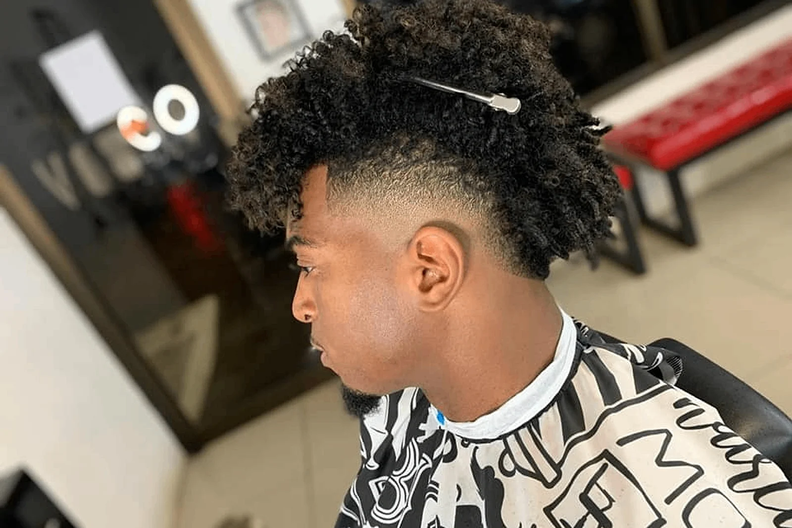 Corte moderno realizado en Bryan Barber Shop